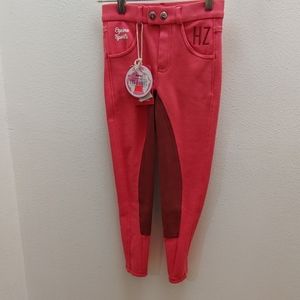 Horze girls full seat breeches.
